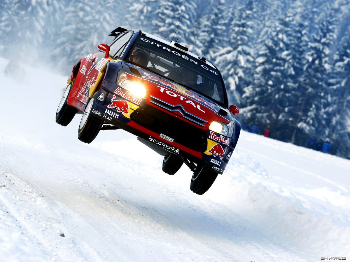 Rally Car Jump Wallpapers