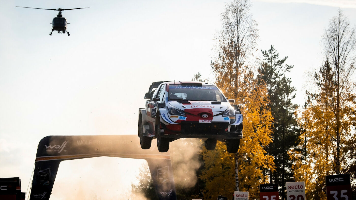 Rally Car Jump Wallpapers