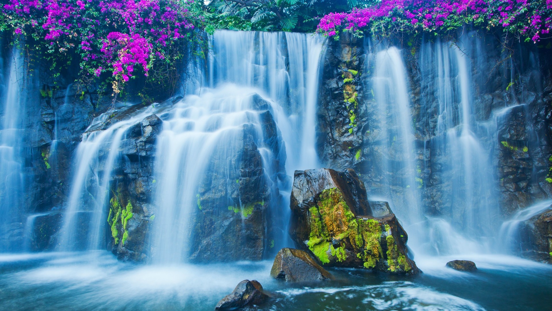 Real Rainbow Beautiful Waterfalls Wallpapers