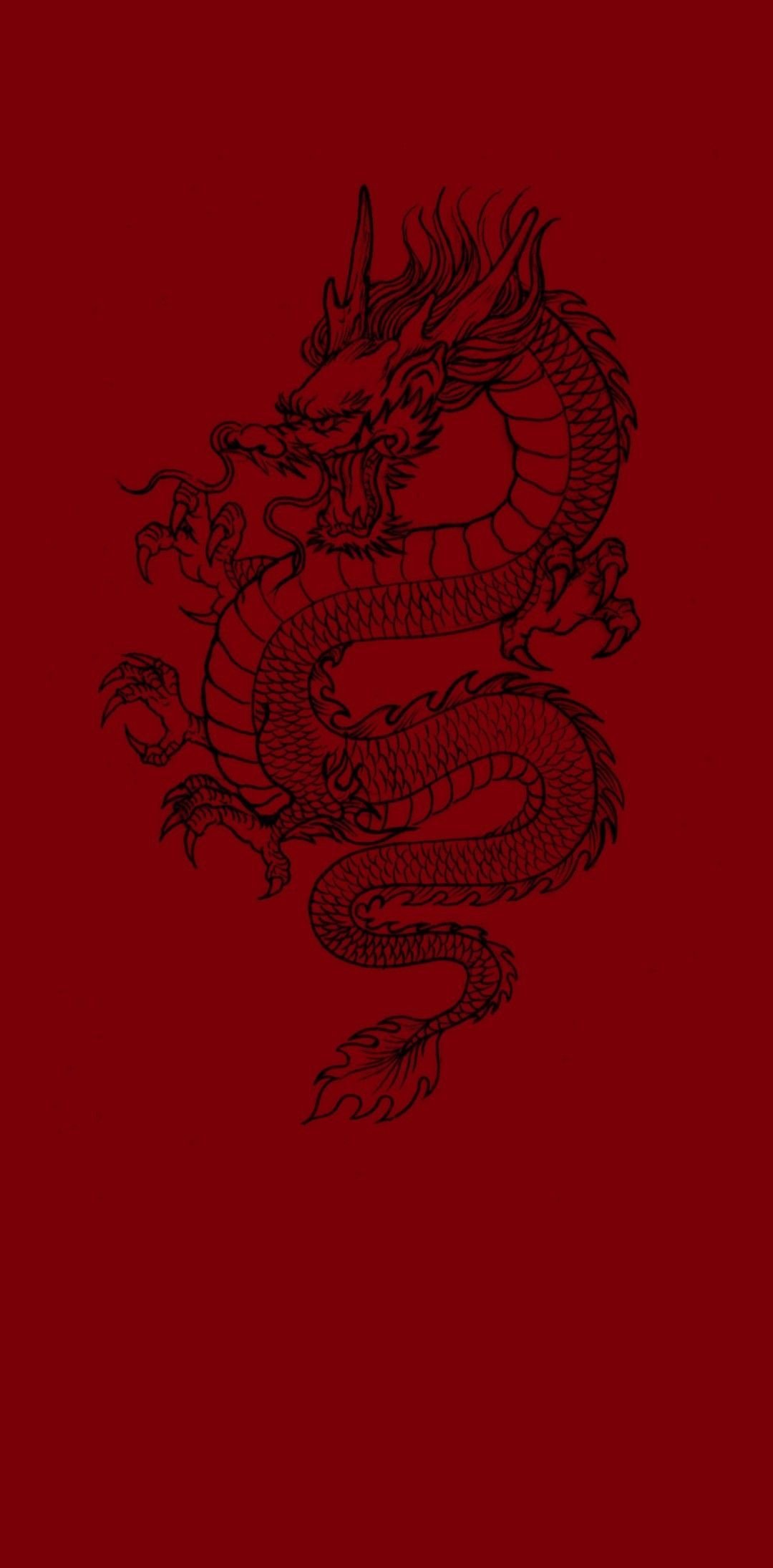 Red Chinese Dragon Aesthetic Wallpapers - Most Popular Red Chinese ...