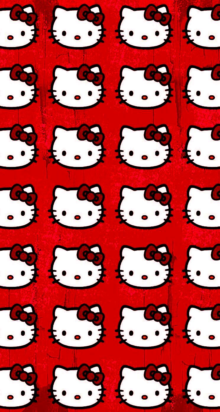 Red Hello Kitty Wallpapers