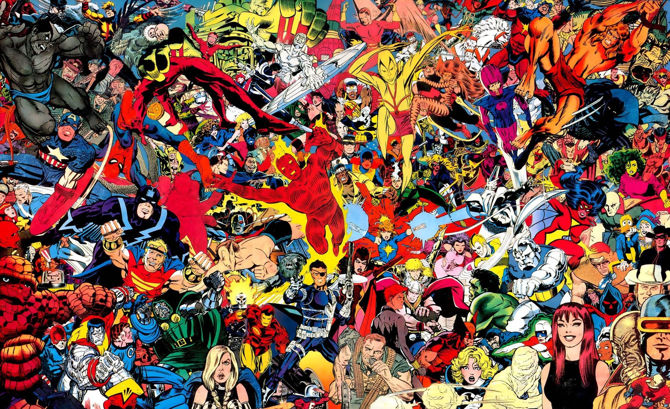 Retro Superheroes Wallpapers