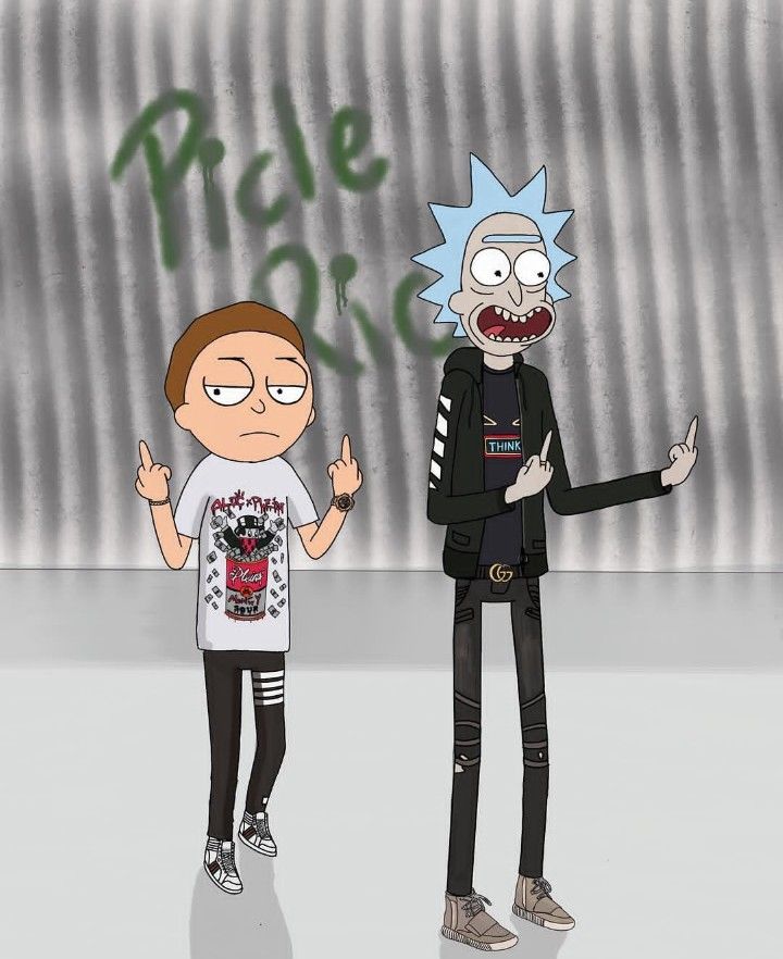 Rick And Morty Gucci Wallpapers