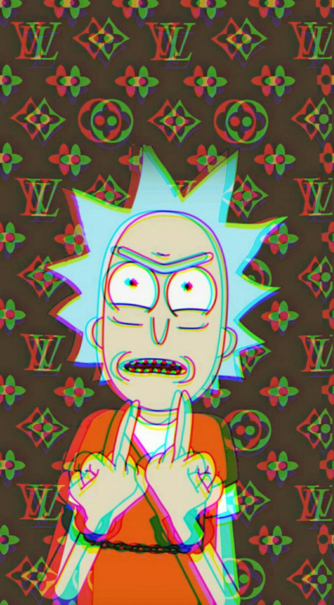 Rick And Morty Gucci Wallpapers