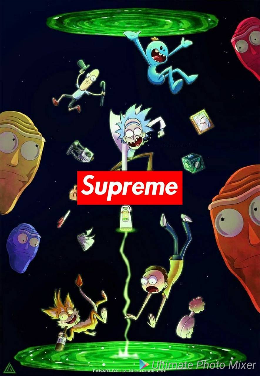 Rick And Morty Gucci Wallpapers