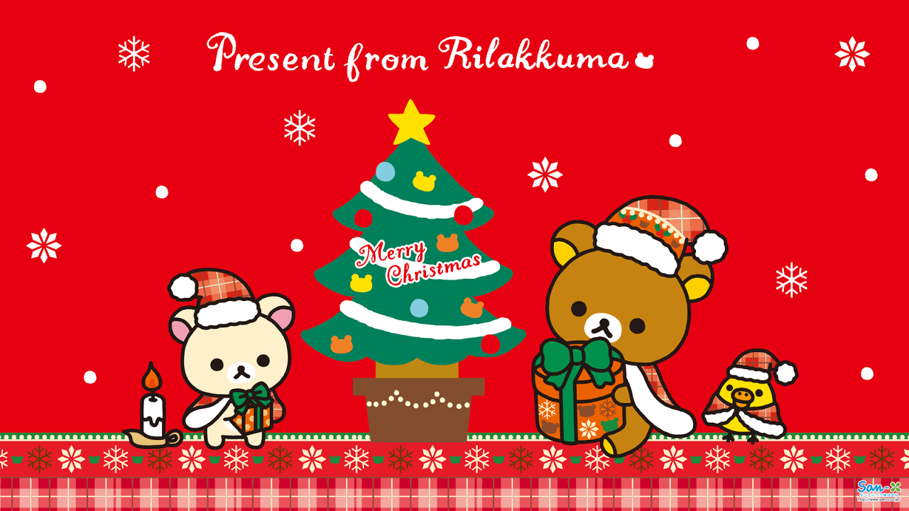 Rilakkuma Christmas Wallpapers