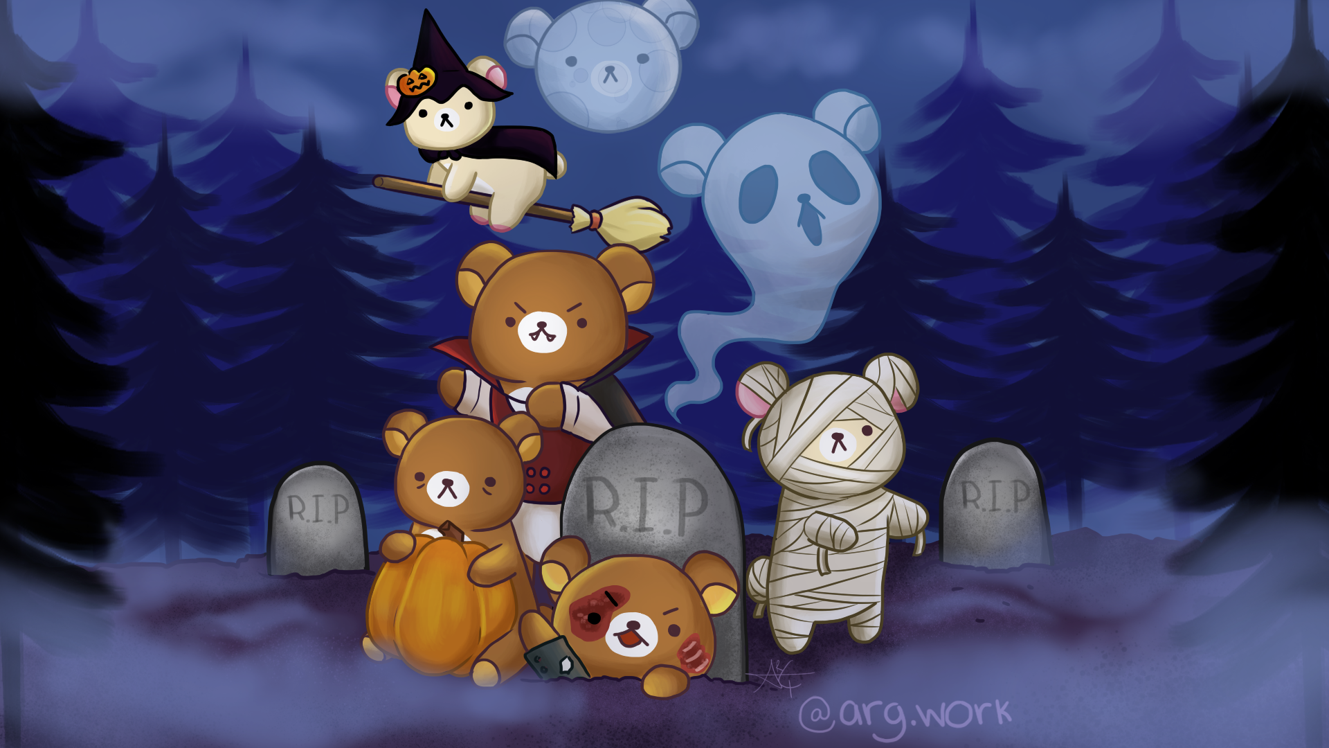 Rilakkuma Halloween Wallpapers