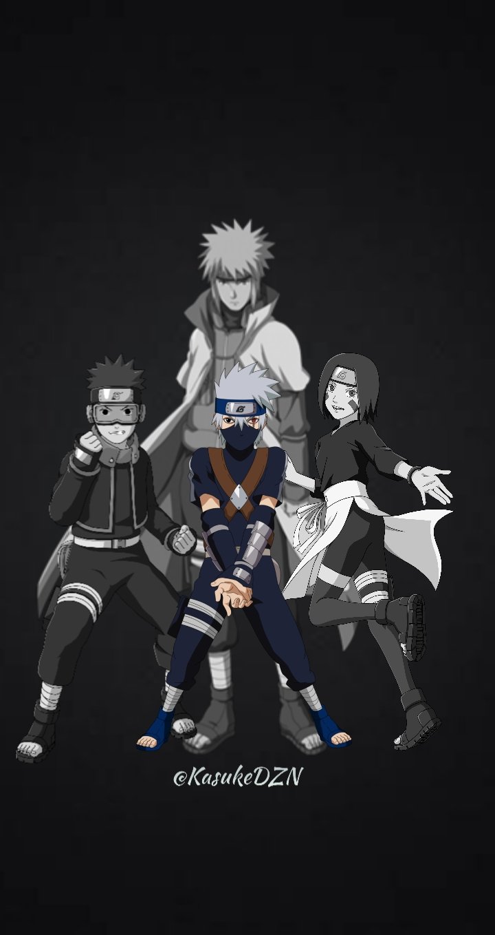 Rin Kakashi Obito Wallpapers