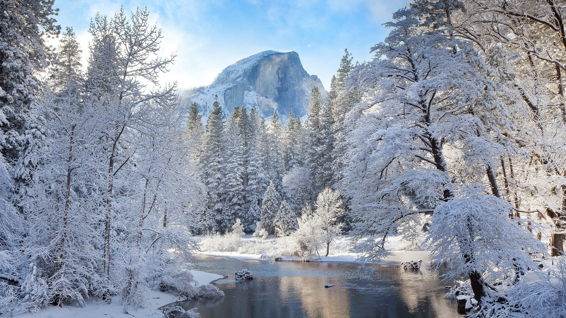 Rivers In Winter Wallpapers