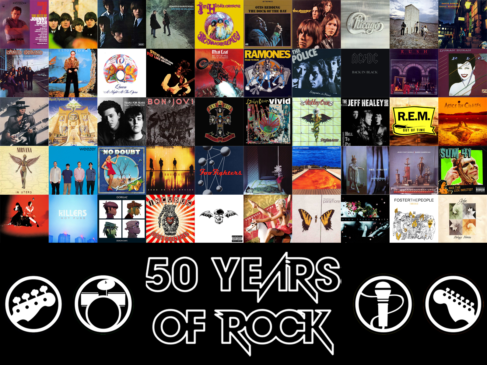 Rock Album Covers Wallpapers