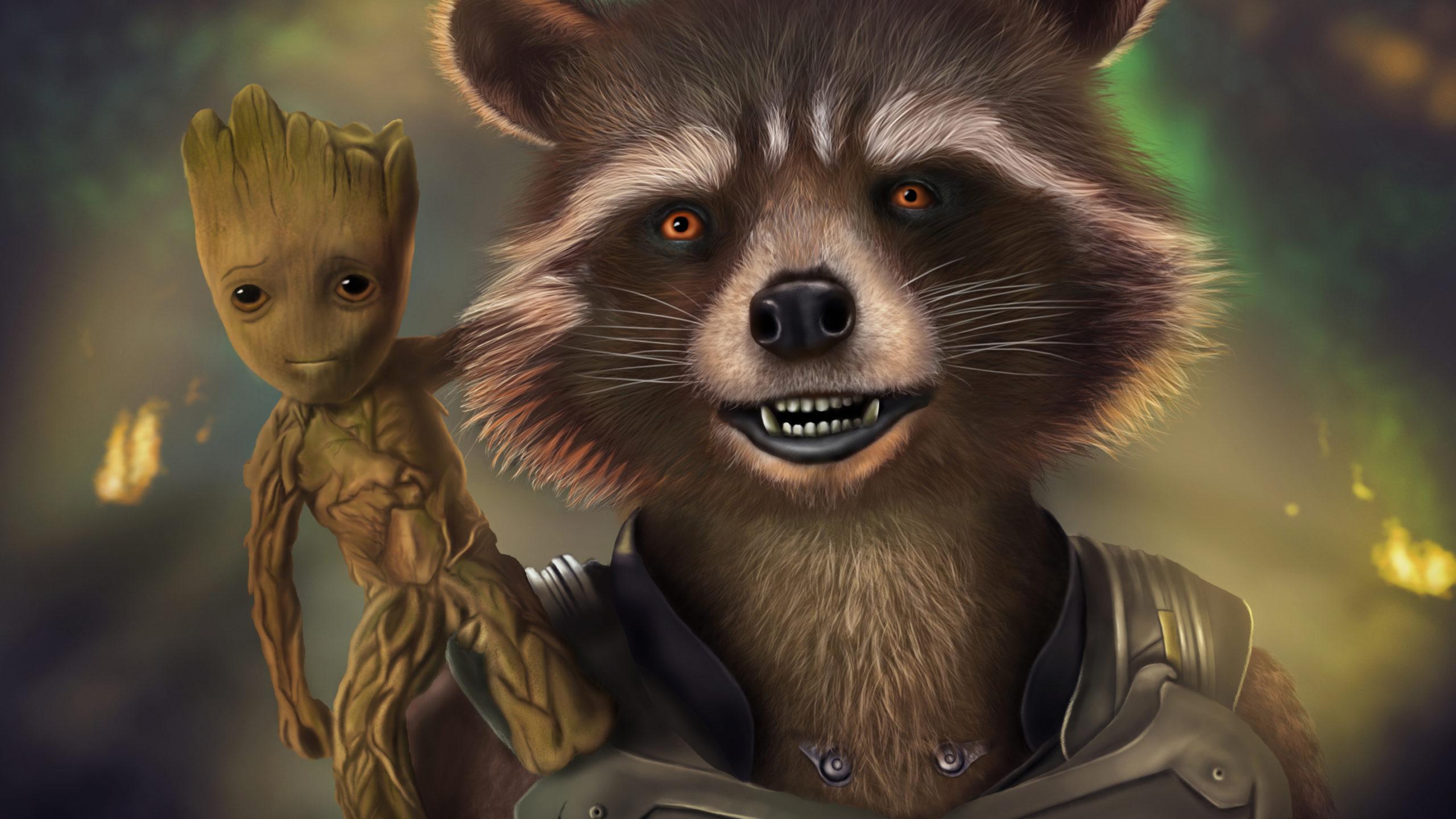 Rocket And Groot Wallpapers