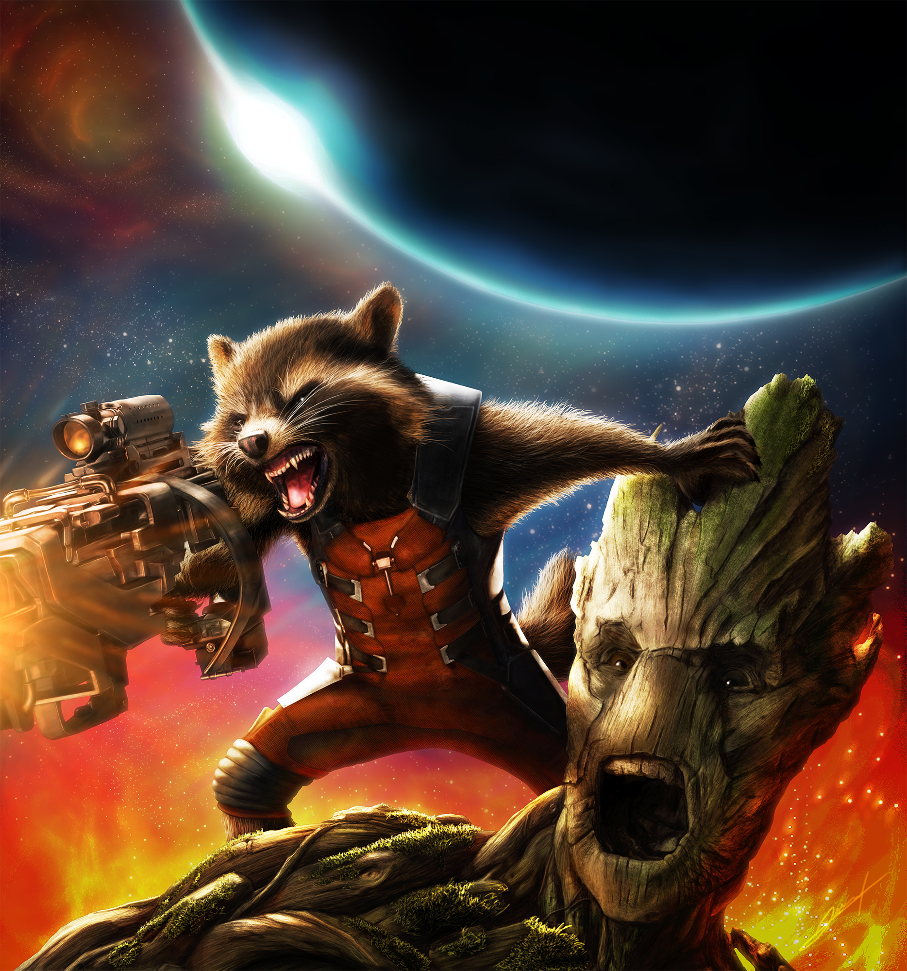 Rocket And Groot Wallpapers