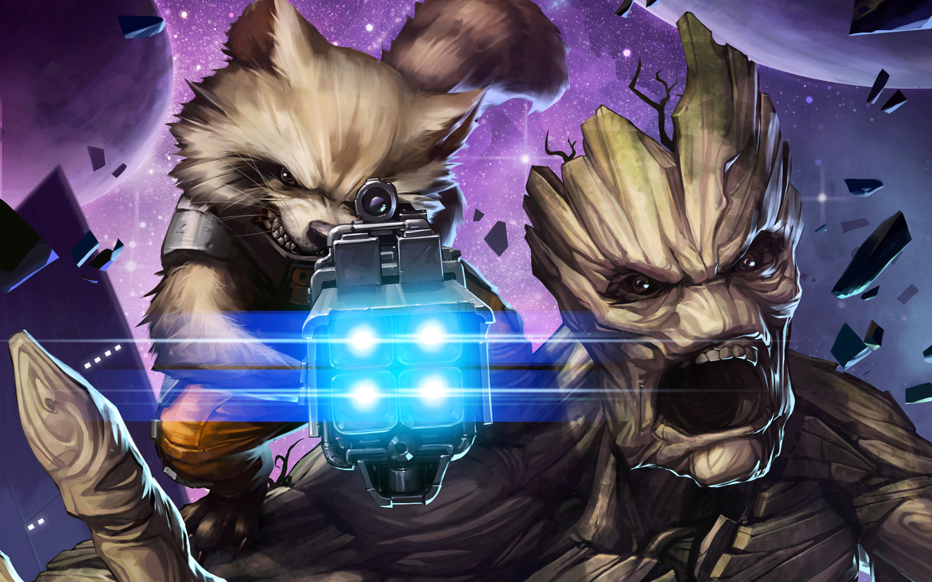 Rocket And Groot Wallpapers