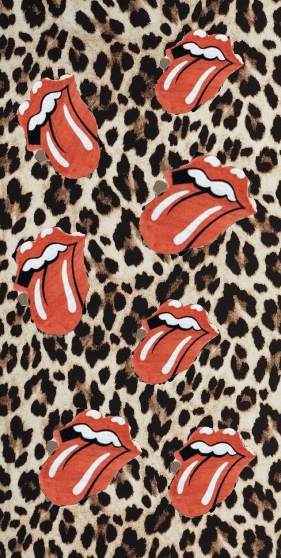 Rolling Stones Cheetah Tongue Wallpapers