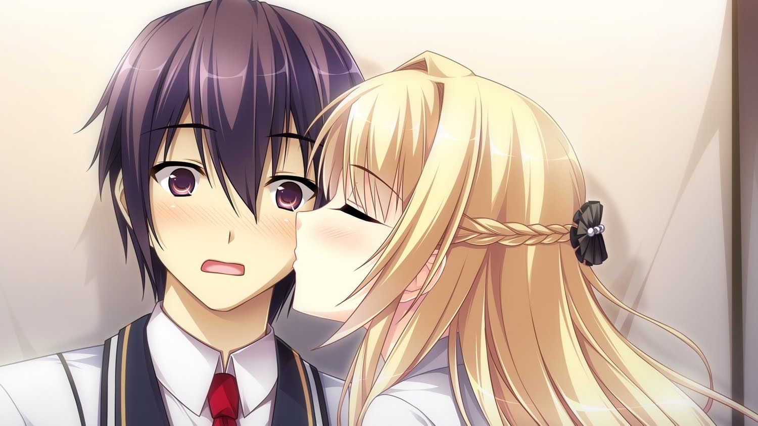 Romantic Anime Kiss Wallpapers