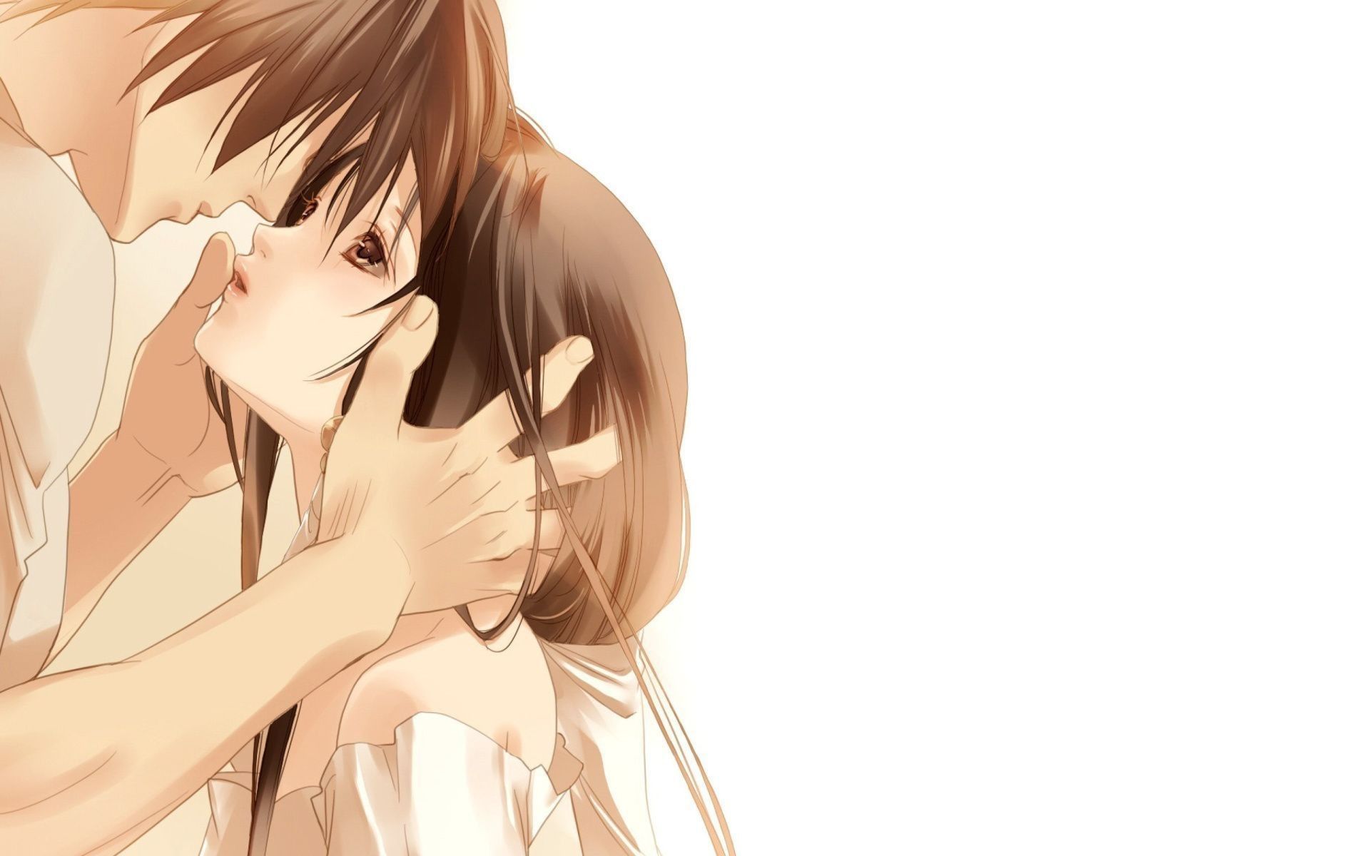 Romantic Anime Kiss Wallpapers