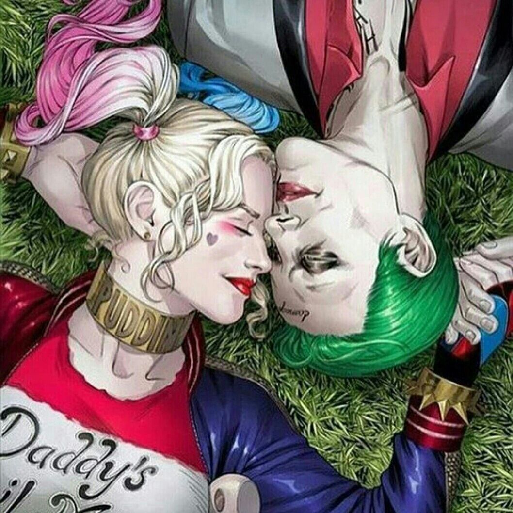 Romantic Joker And Harley Drawings Wallpapers