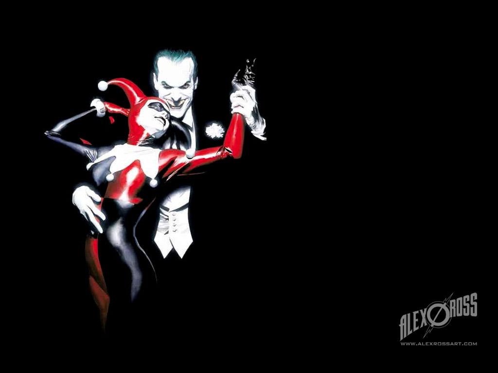 Romantic Joker And Harley Drawings Wallpapers
