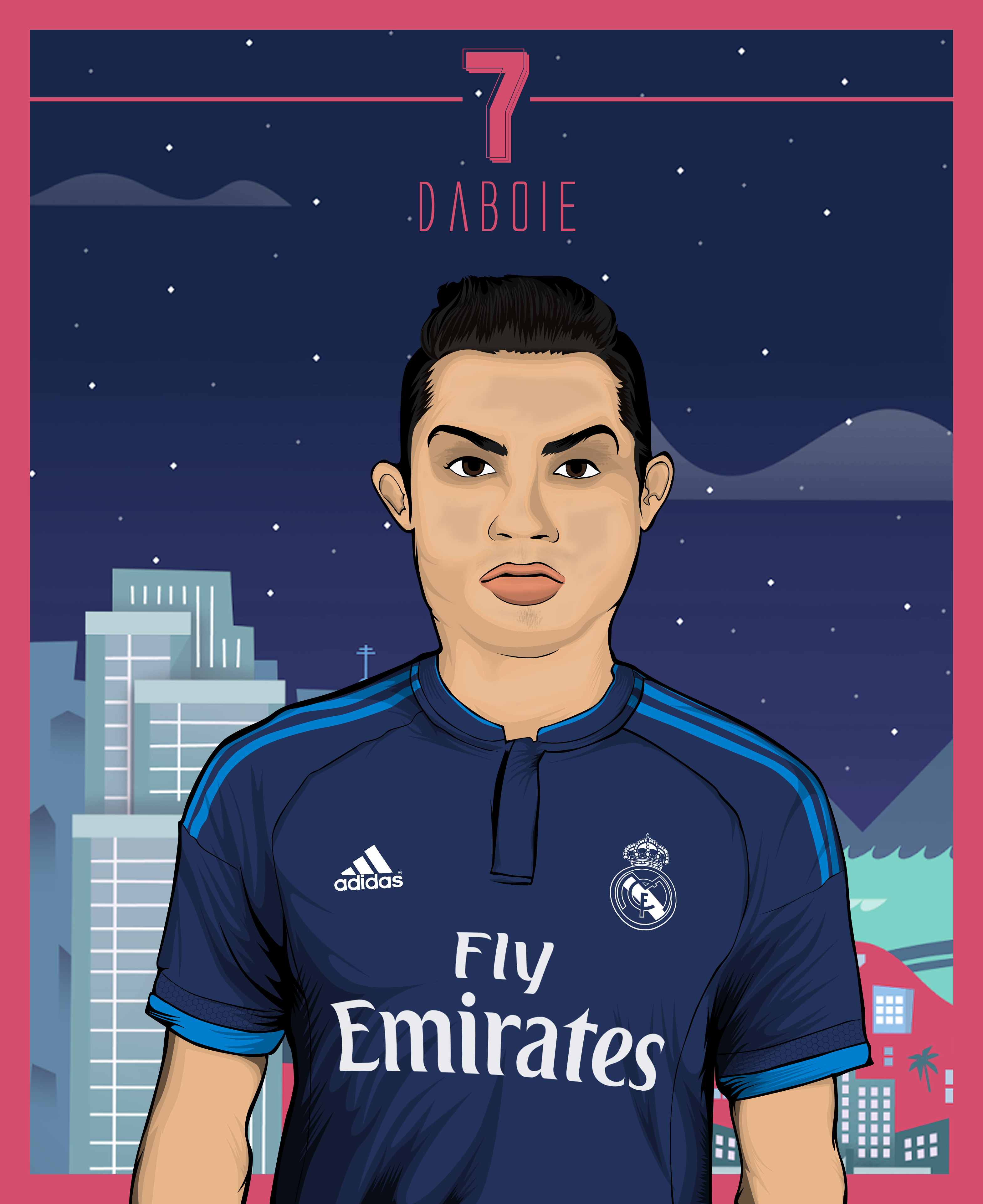 Ronaldo Cartoon Drawing Wallpapers