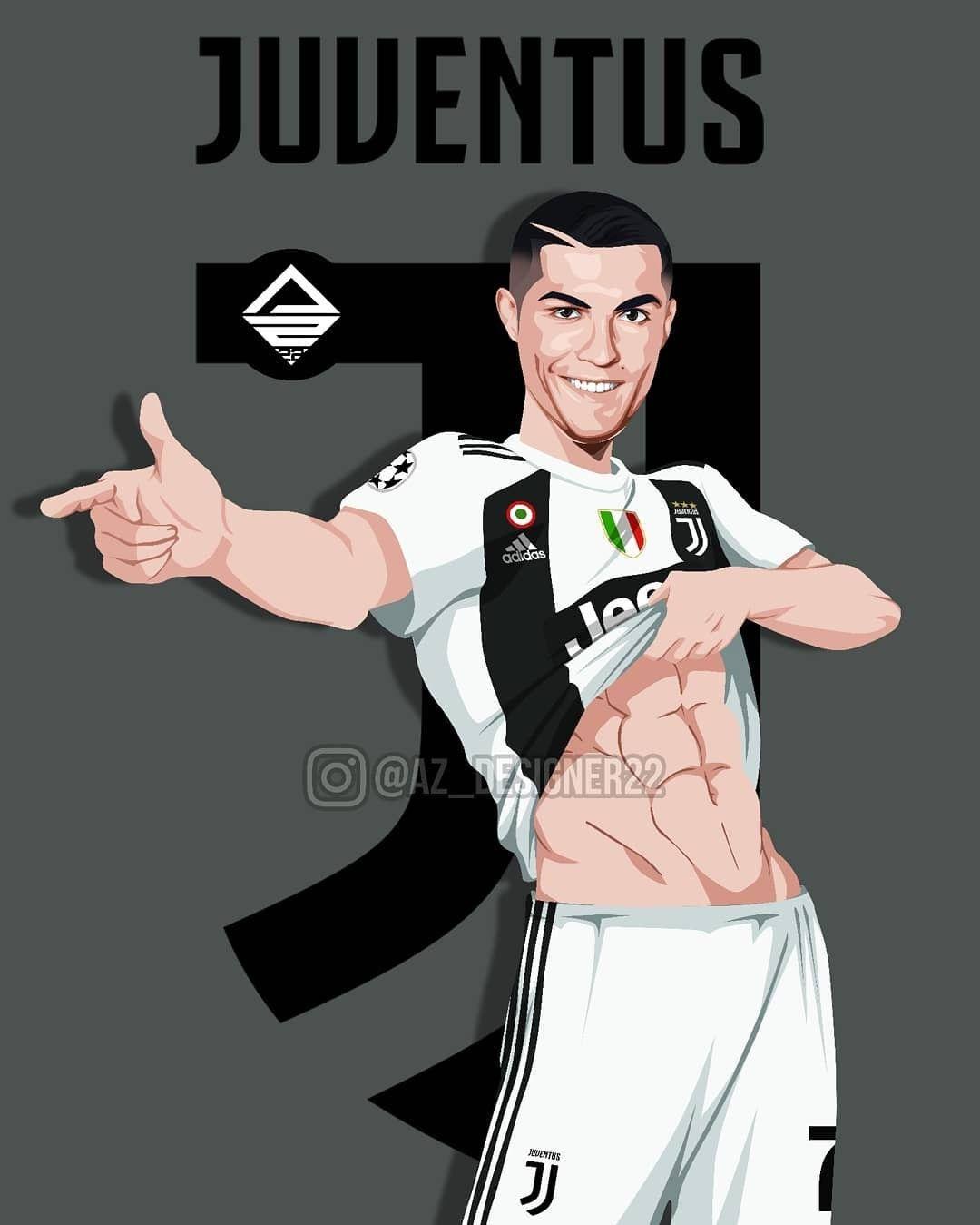 Ronaldo Cartoon Drawing Wallpapers