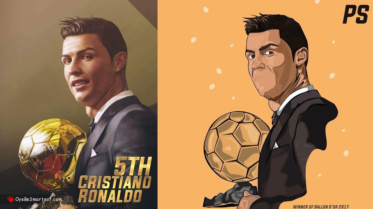 Ronaldo Cartoon Drawing Wallpapers