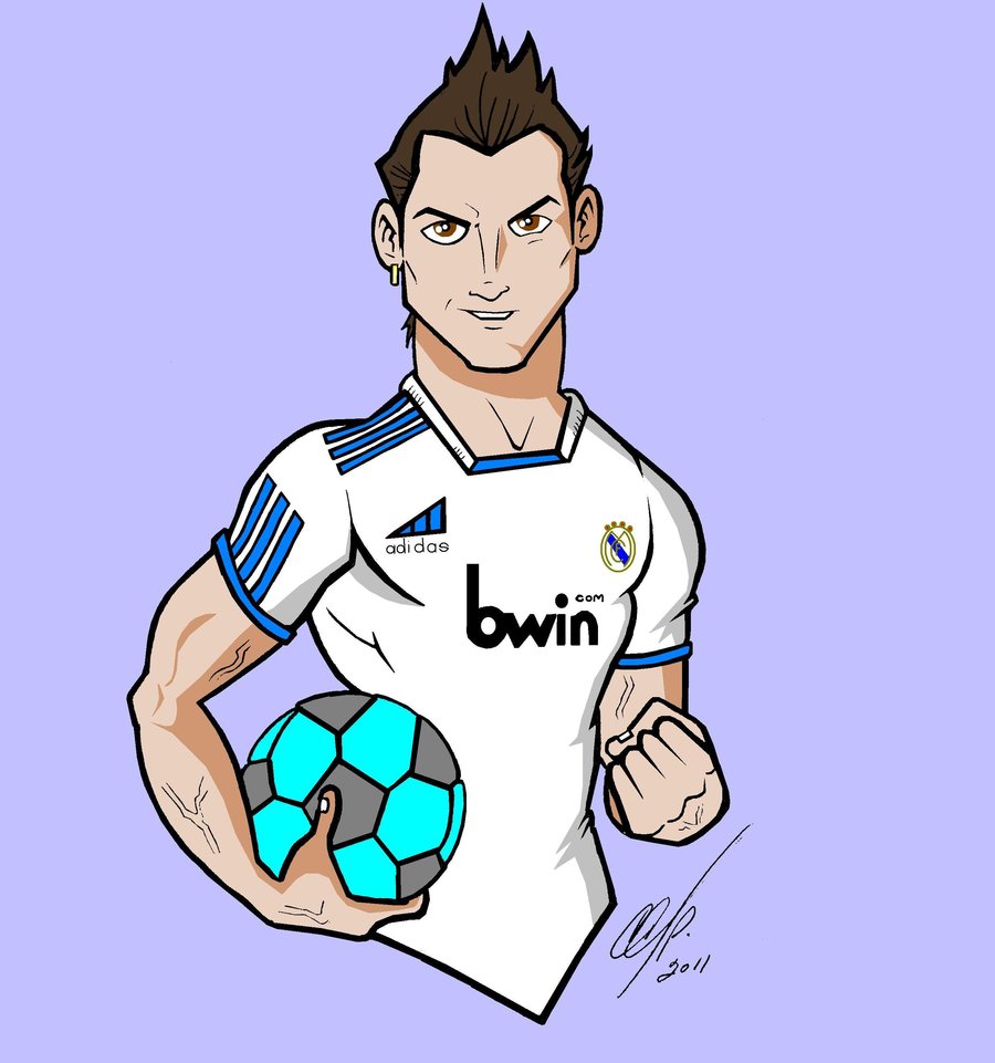 Ronaldo Cartoon Drawing Wallpapers