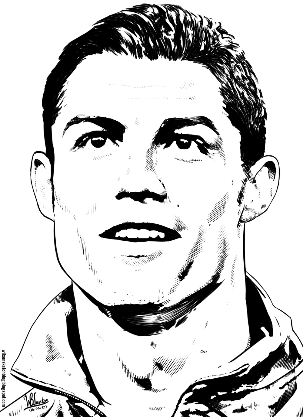 Ronaldo Cartoon Drawing Wallpapers