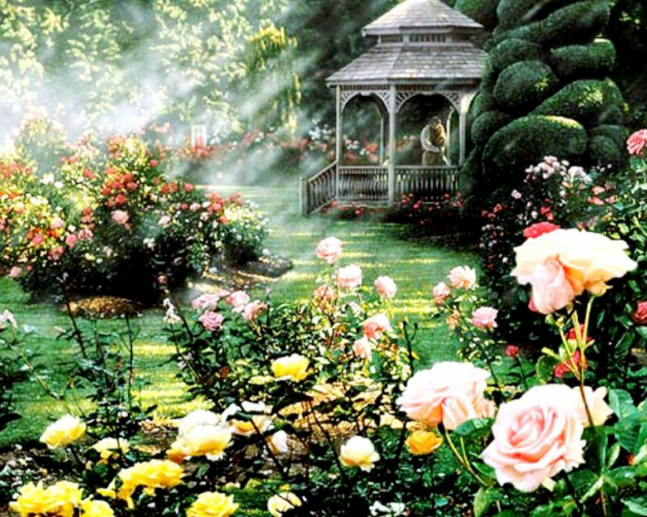 Rose Gardens Wallpapers