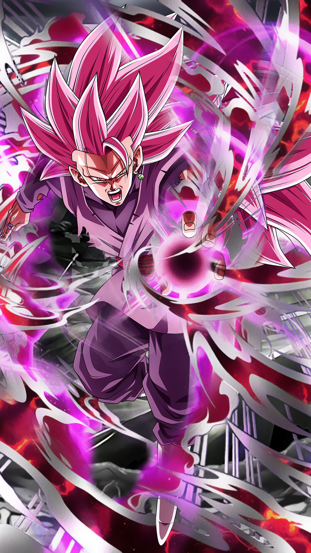 Rose Goku Black Wallpapers