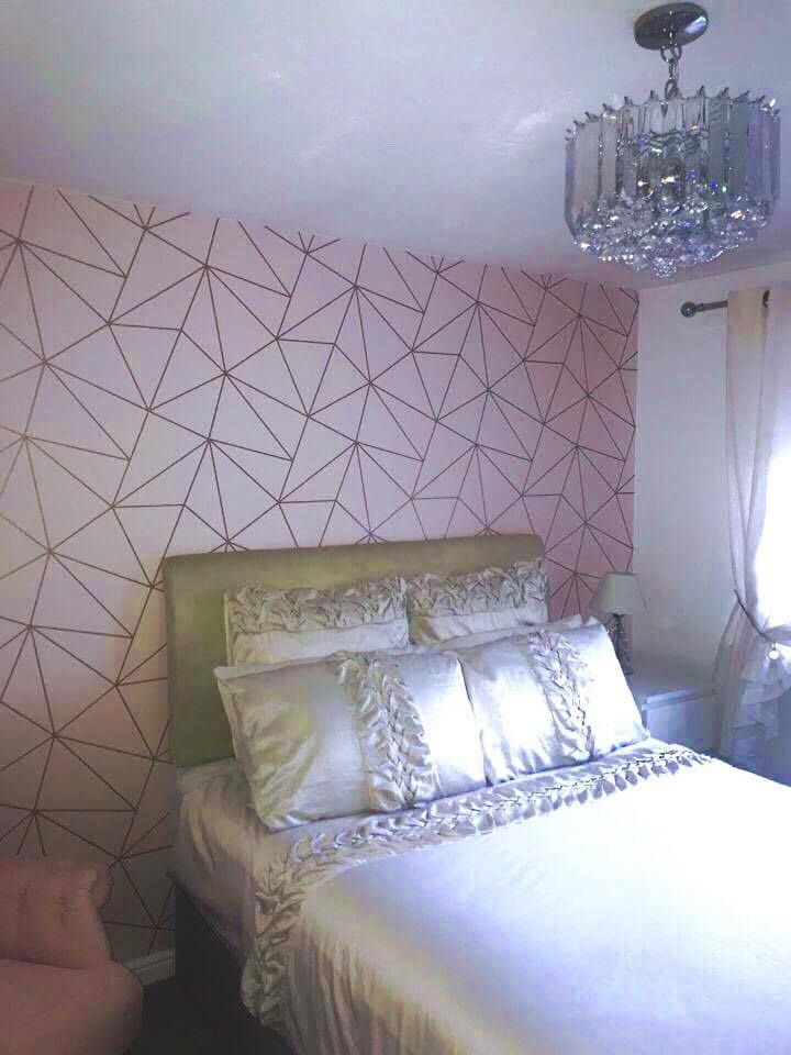 Rose Gold Bedroom Wallpapers