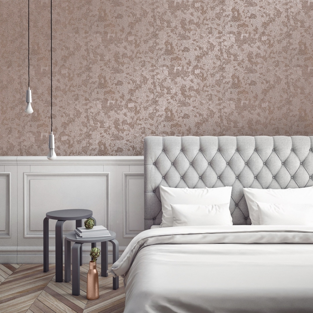 Rose Gold Bedroom Wallpapers