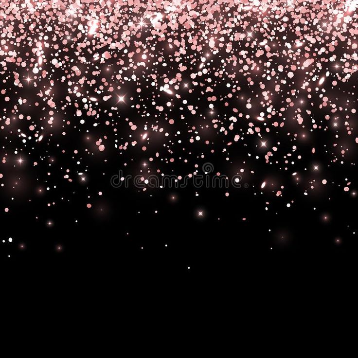 Rose Gold Black Glitter Wallpapers