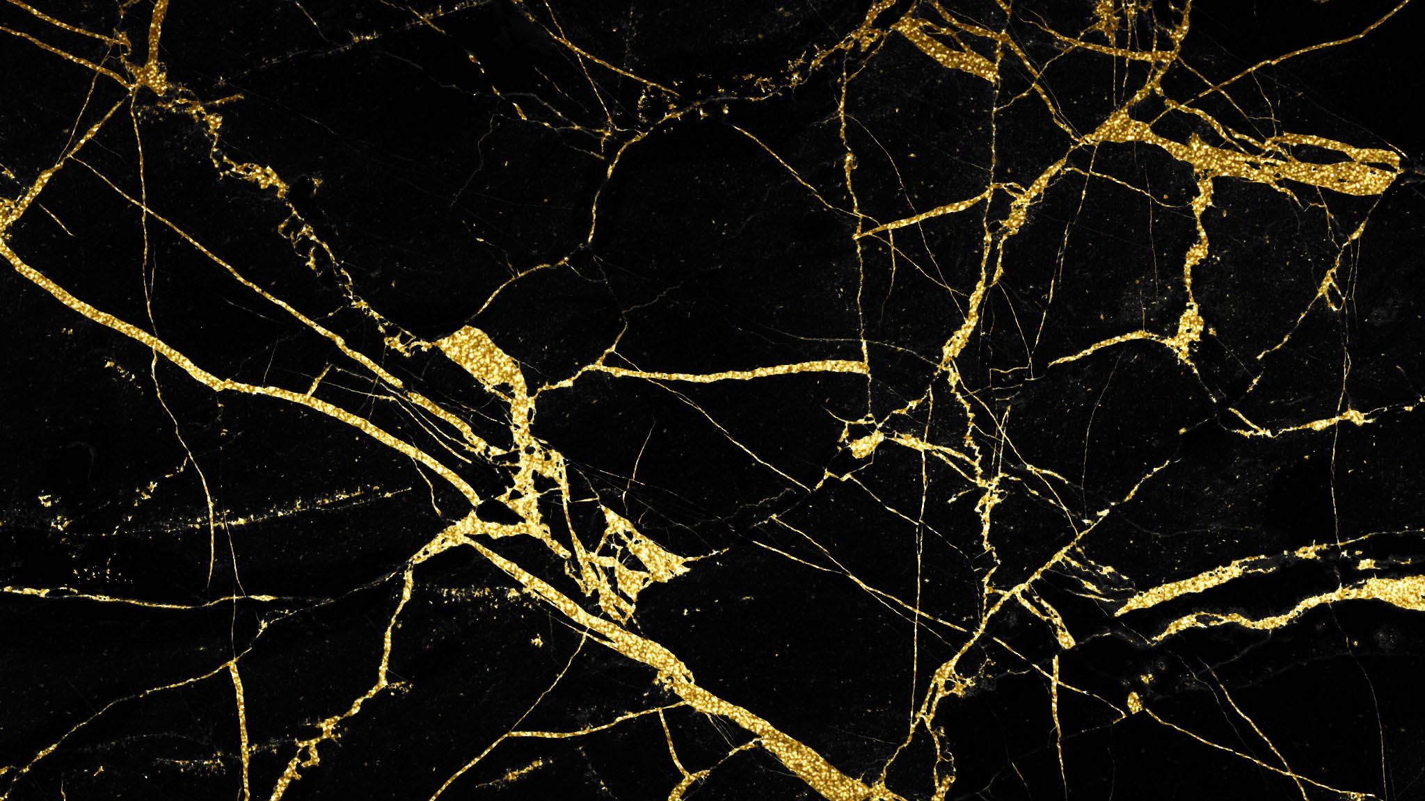 Rose Gold Black Marble Wallpapers