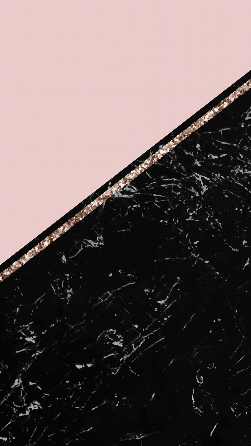 Rose Gold Black Marble Wallpapers