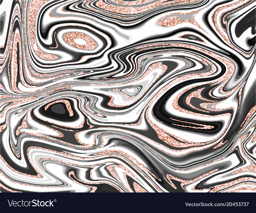 Rose Gold Black Marble Wallpapers