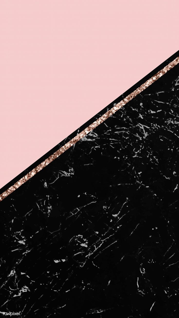 Rose Gold Cute Black Wallpapers