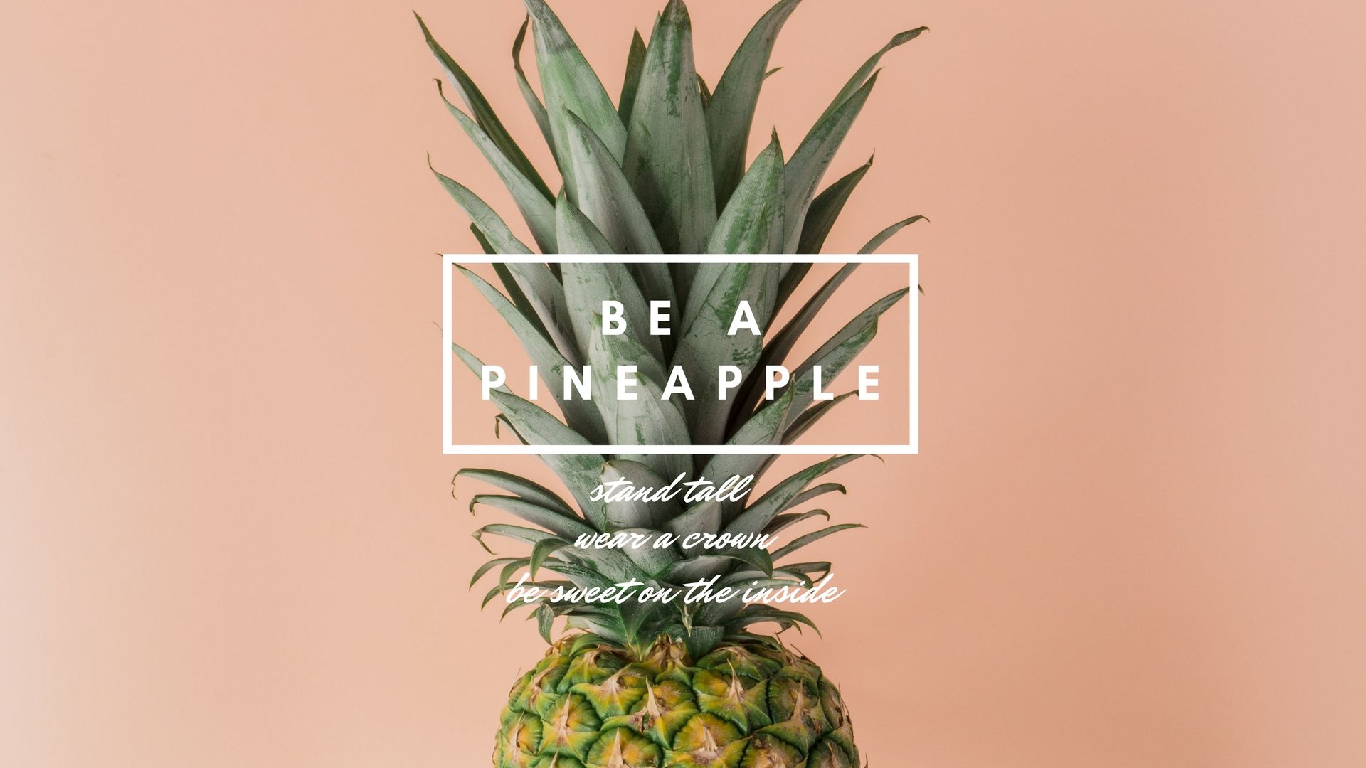 Rose Gold Cute Pineapple Wallpapers