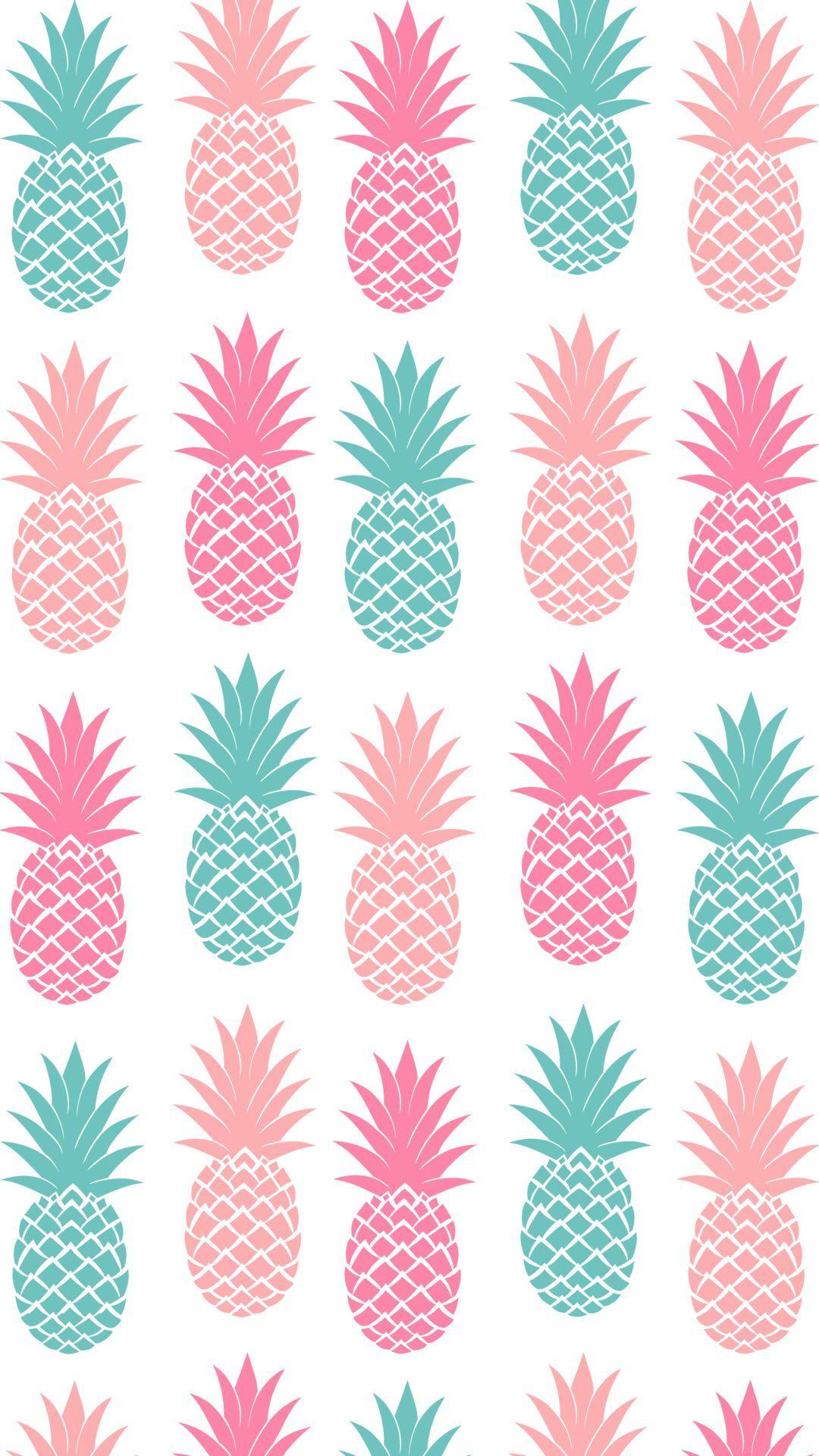 Rose Gold Cute Pineapple Wallpapers