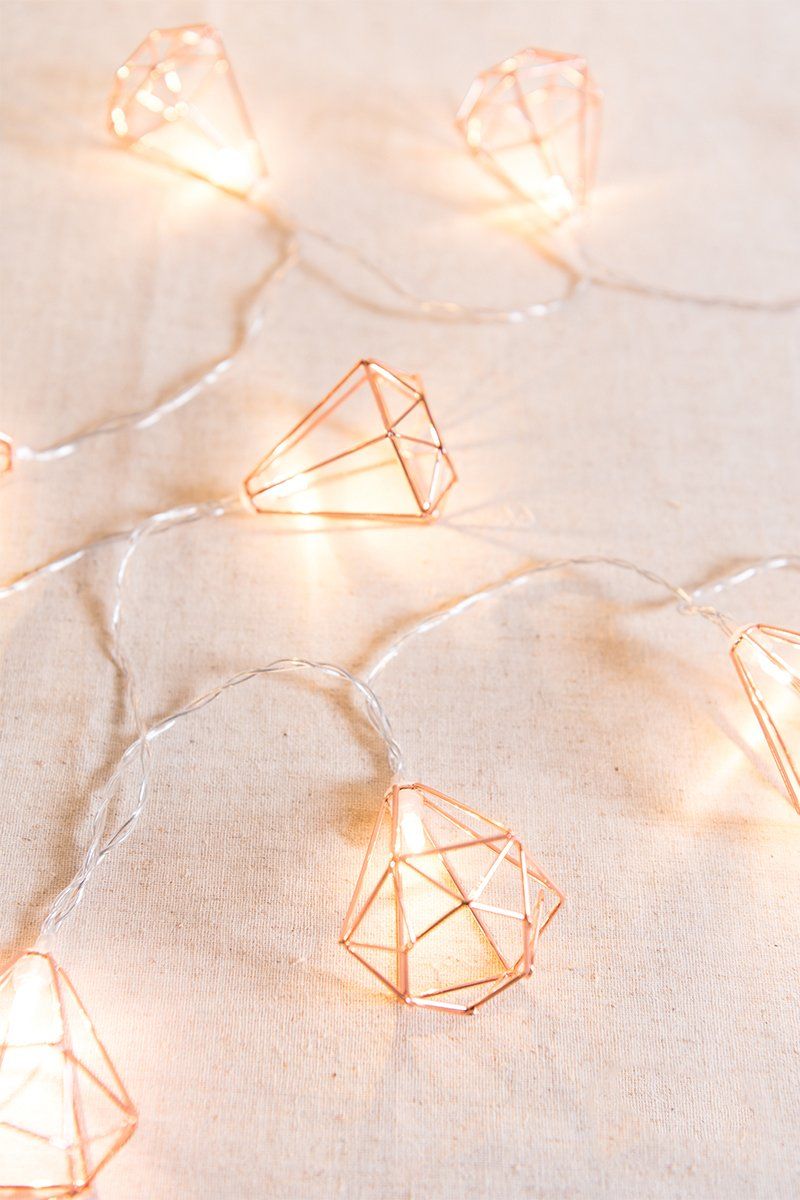 Rose Gold Fairy Lights Wallpapers