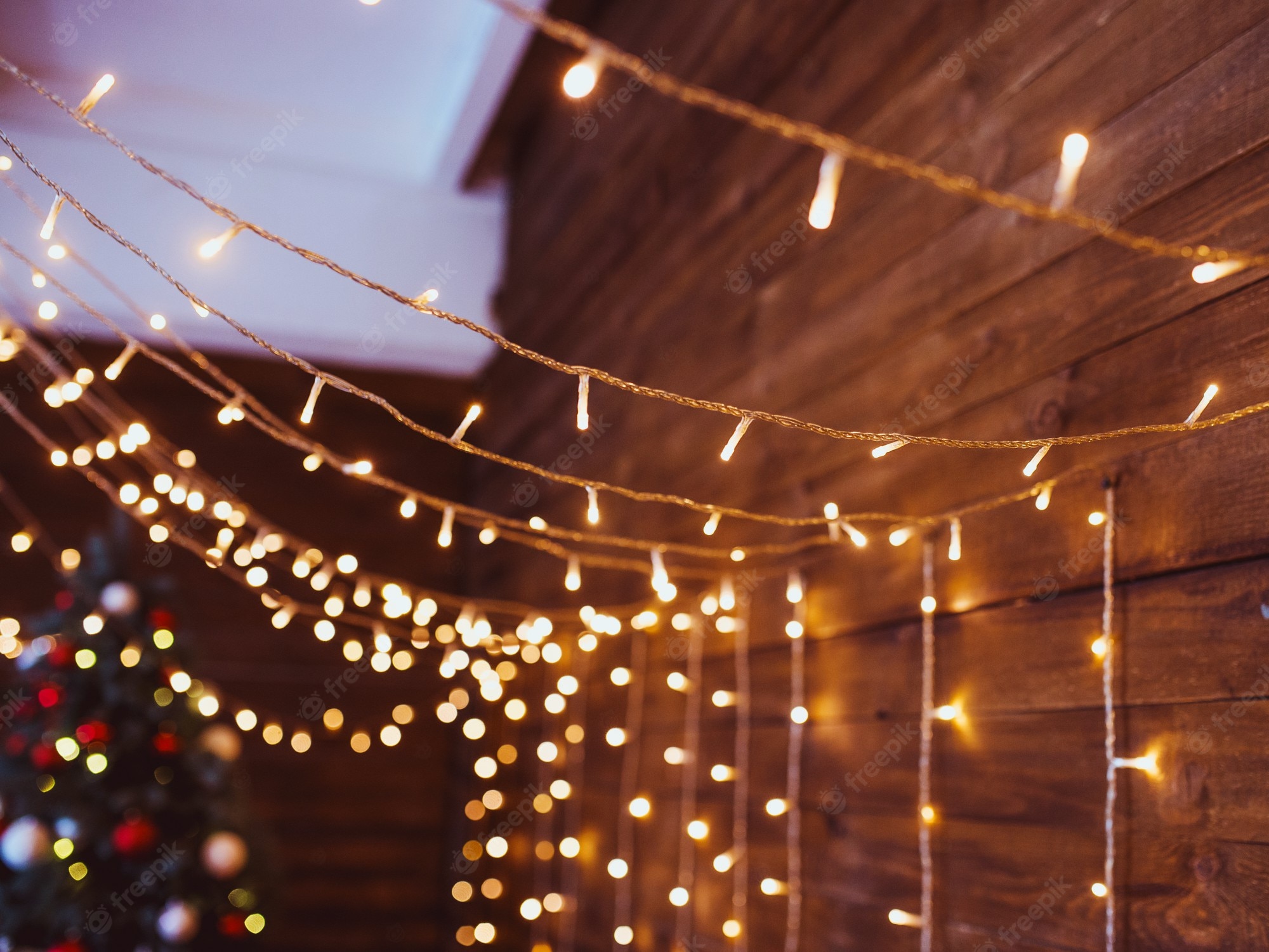 Rose Gold Fairy Lights Wallpapers
