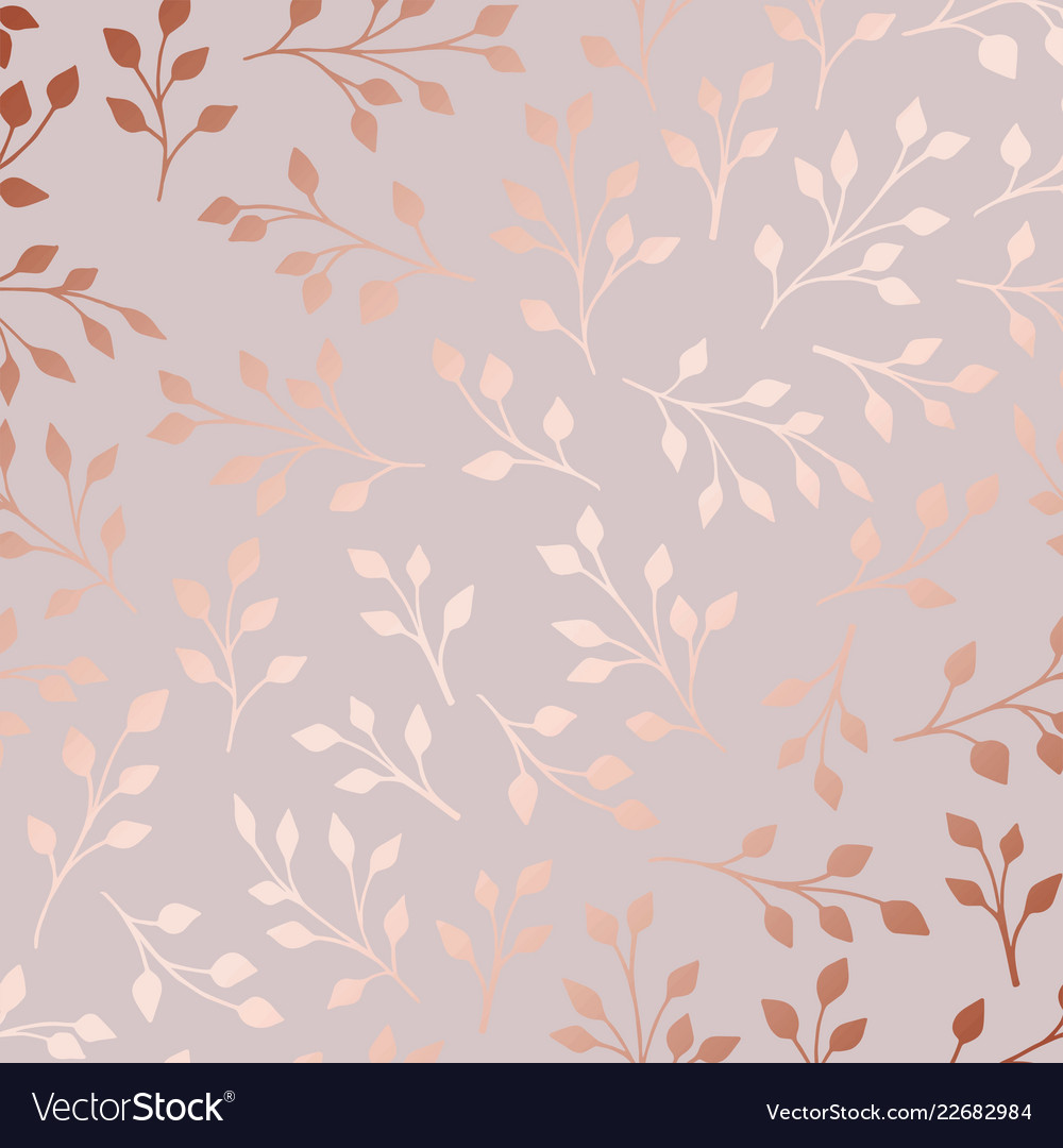Rose Gold Floral Wallpapers