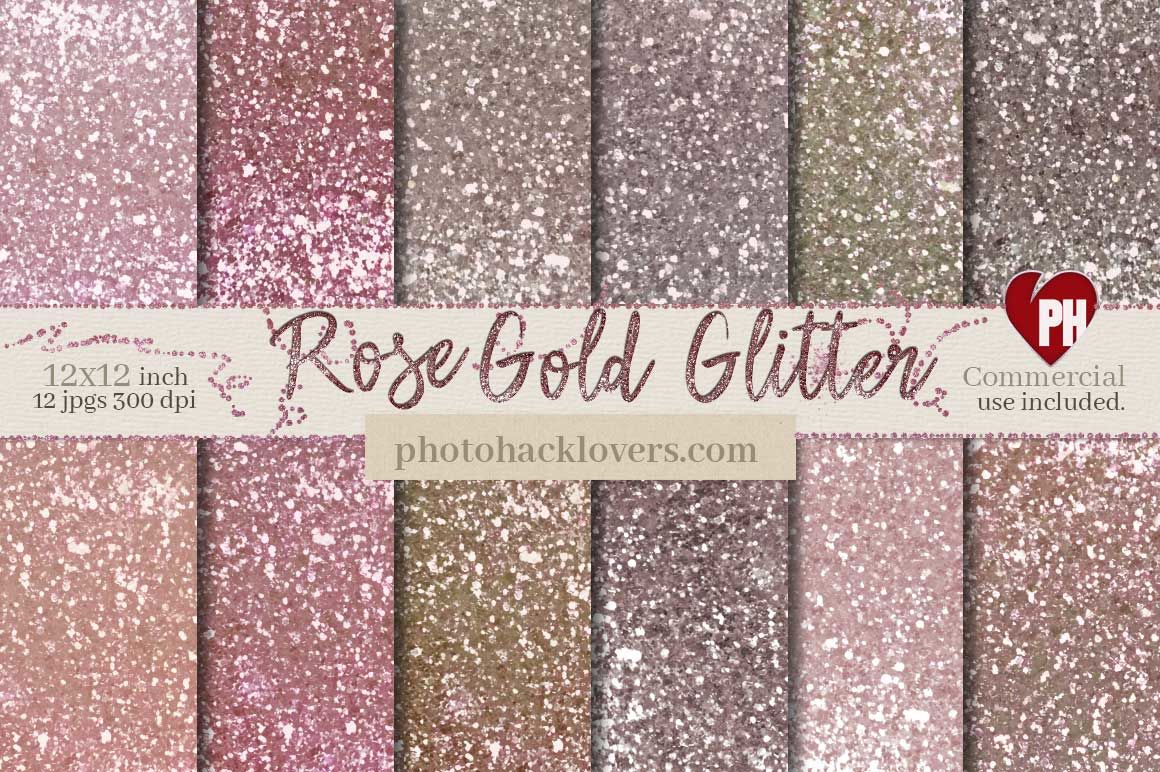 Rose Gold Glitter Wallpapers