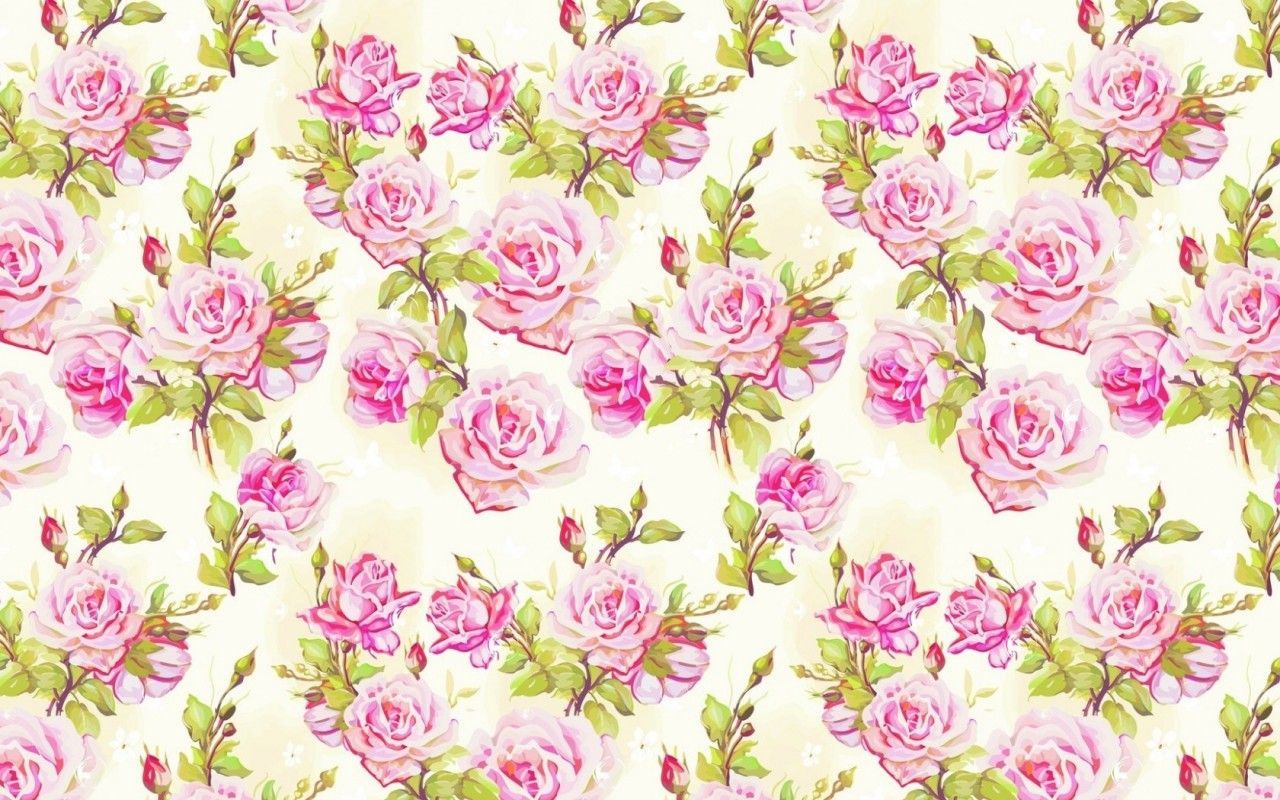 Rose Pattern Wallpapers