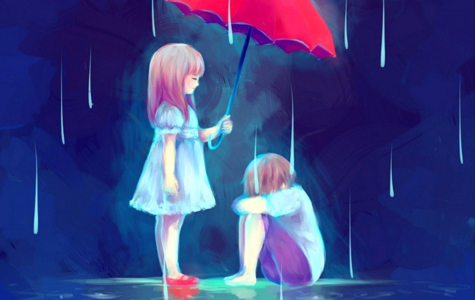 Sad Anime Art Wallpapers