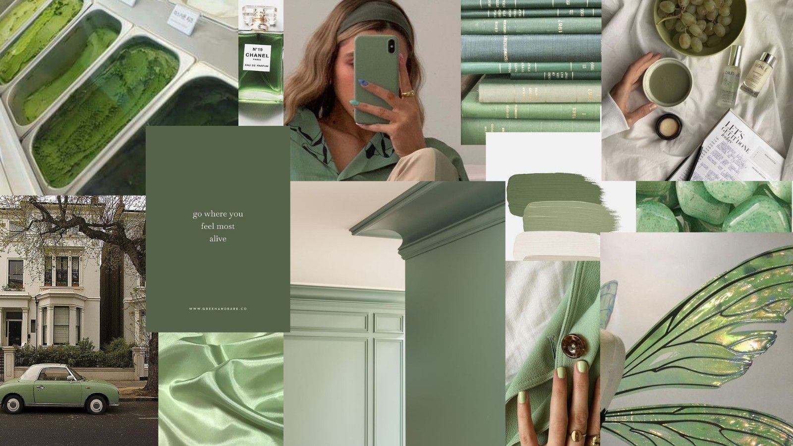 Sage Green Aesthetic Wallpapers