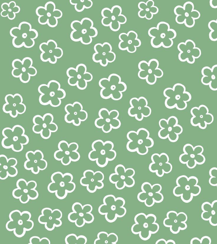 Sage Green Flowers Wallpapers