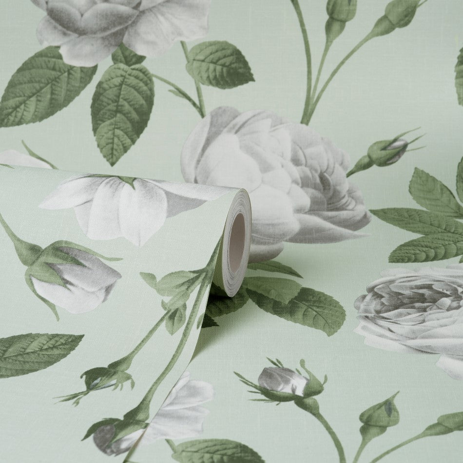 Sage Green Flowers Wallpapers