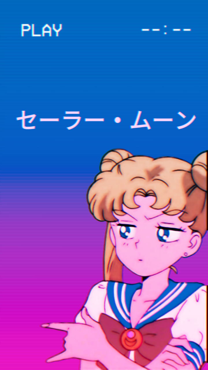 Sailor Moon Vaporwave Wallpapers