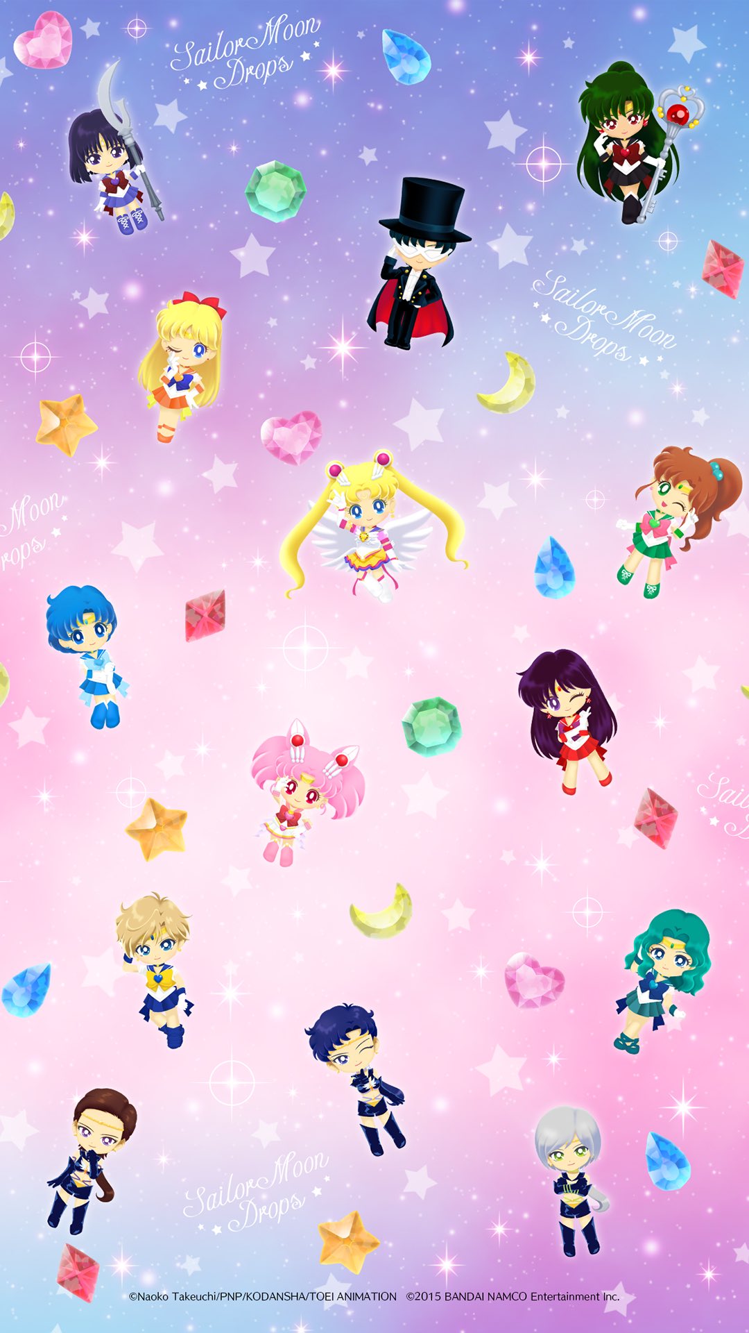 Sailor Moon Pattern Wallpapers