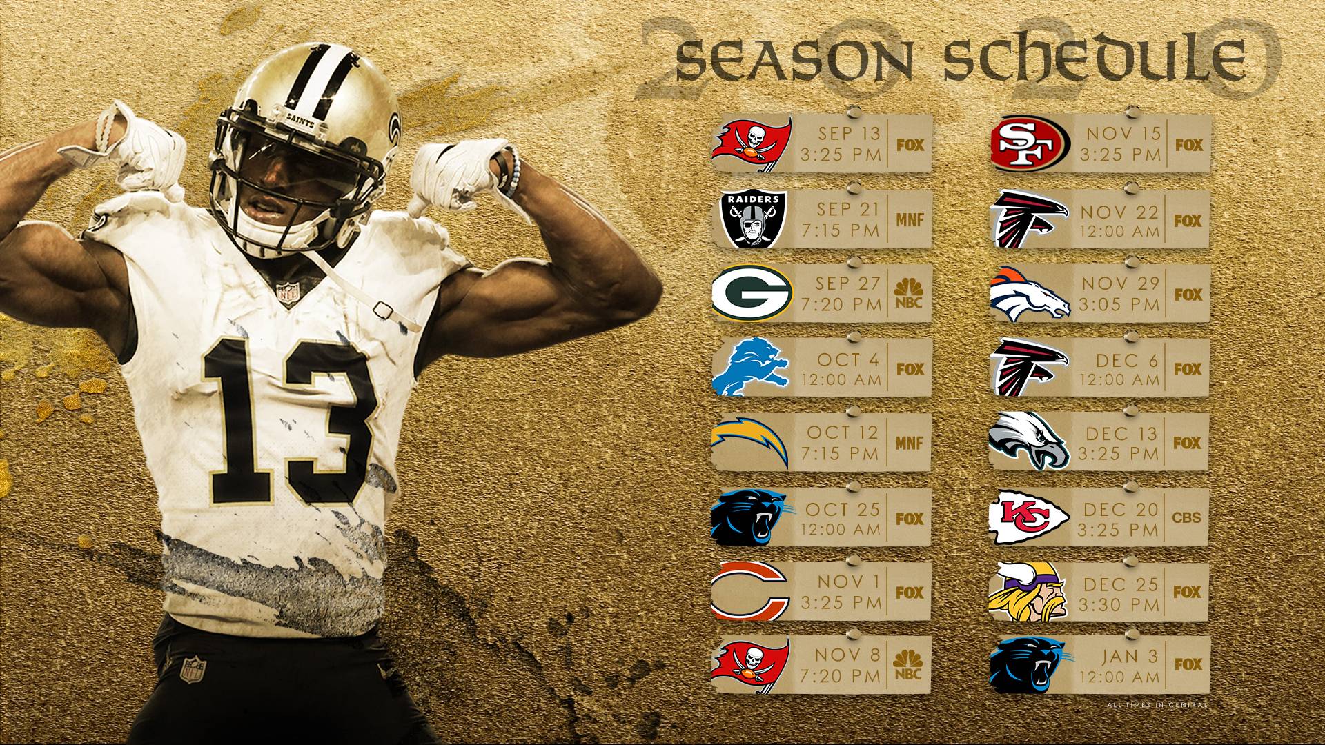 Saints Players Wallpapers